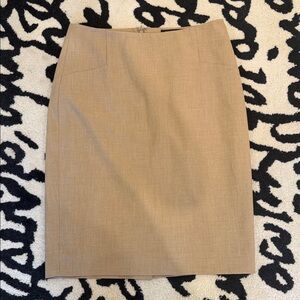 The Limited Collection Women's Tan Knee Length‎ Pencil Skirt Size S